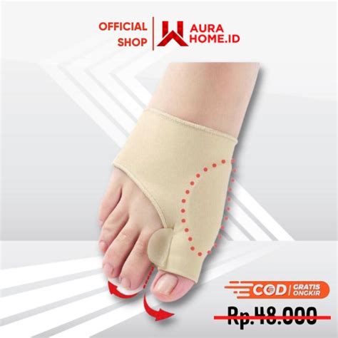 Jual Korektor Jempol Kaki Sleeve Korektor Tulang Jempol Bunion Hallux