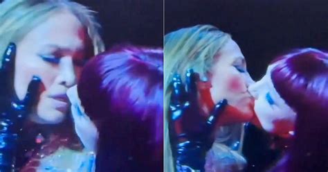 JLo Sparks Fears After She Sends Fans Cringing Over Lesbian Kiss