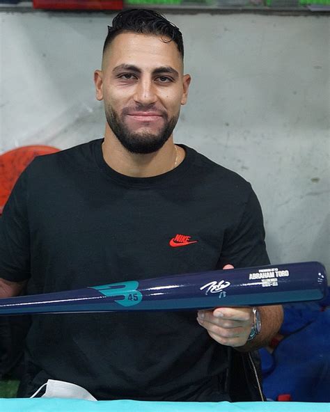 Baseball Bat B Signed By Abraham Toro Expos Fest