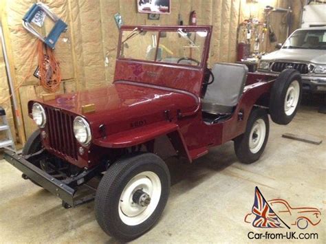 1948 Willys Jeep Cj2a Professionally Restored