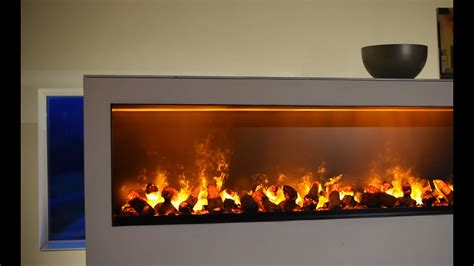 Elektro Einbaukamin F R Realistische Flammen Wall Fire Electronic Pro