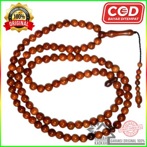 Jual Tasbih Kayu Kokka Kaokah Kaukah Kaoka Kokah Asli 100 ORI Bulat 99