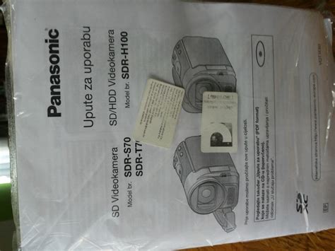 Panasonic SDR-S70 **NOVA**/ MIJENJAM