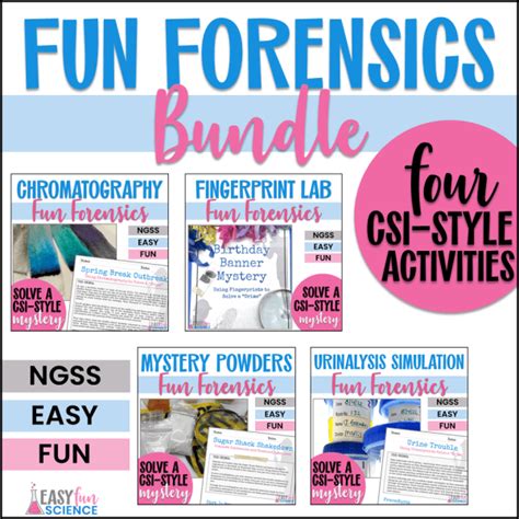 Forensic Science Fingerprinting Activity Crime Scene Investigation