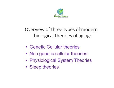 Biological Theories Of Aging PPT