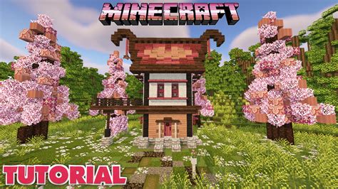 Minecraft How To Build A Cherry Blossom House 49 Off