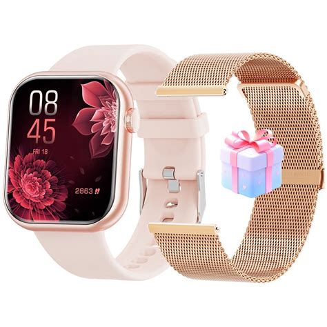 Mingdaln Smart Watch Men Women 1 83 Inch HD Touch Screen Fitness Watch