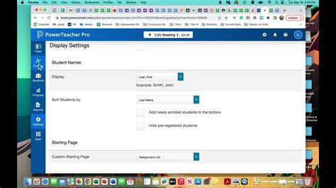 Powerschool Set Up And Grades Video Youtube