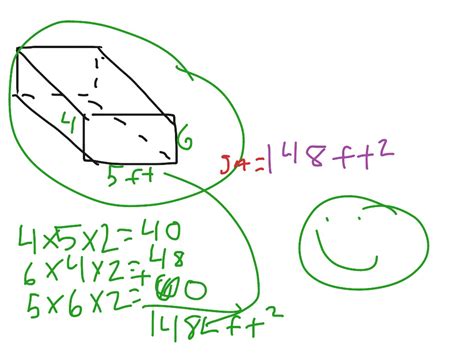 Julia Clarke P8 Math Geometry Surface Area Middle School Math 7th