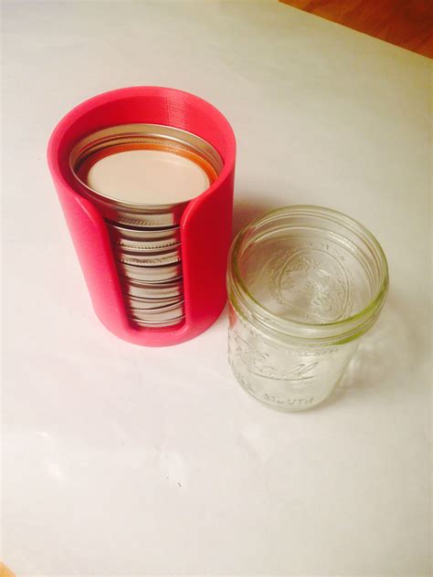 3d Printed Mason Jar Lid Organizer Keeps Your Kids Tidy 3d Printing