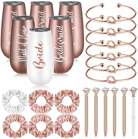 Amazon Sabary 34 Pcs Bridesmaids Proposal Gift Set Include 5