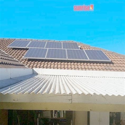 Mounting Structure Off Grid Sunrise Solar Rooftop Systems For