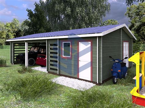 Навес с Хозблоком №1 - Бытовки СПб