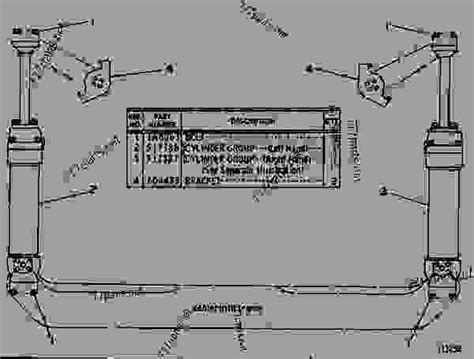 6d6040 Blade Lift And Centershift Group Blade Lift Cylinder