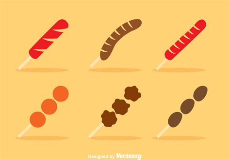 Sausage Stick Vector 99946 Vector Art At Vecteezy