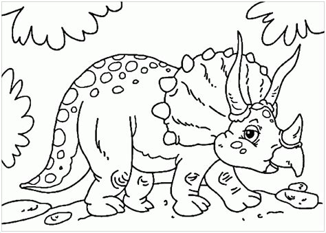 Coloriage Triceratops Nouveau Collection Tric Ratops En Promenade