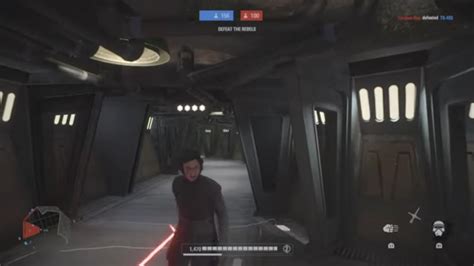 Star Wars Battlefront II Kylo Ren Scarred In Custom Arcade Team Battle