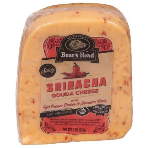 Boars Head Sriracha Gouda Cheese 8 Oz Kroger