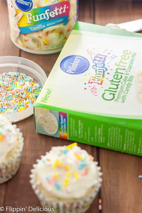 Gluten Free Funfetti Cupcakes With Gf Cake Batter Frosting