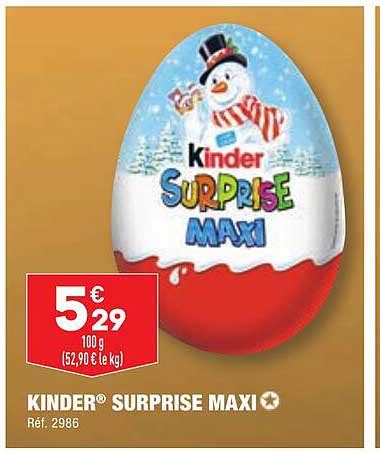 Promo Kinder Surprise Maxi Chez Aldi Icatalogue Fr