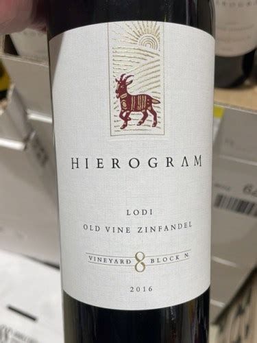 Hierogram Old Vine Zinfandel Vivino Us