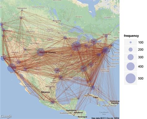 The US airports with most flight routes | PROC-X.com