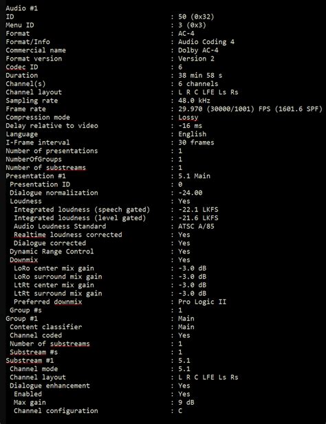 AC4 audio from recording file on PC? (ATSC 3.0) Convert to AC3 ... 
