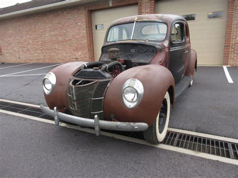 FORD DELUXE COUPE TUCK ROLL UPH S HOT ROD PROJECT CAR