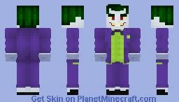 The Joker Minecraft Skin