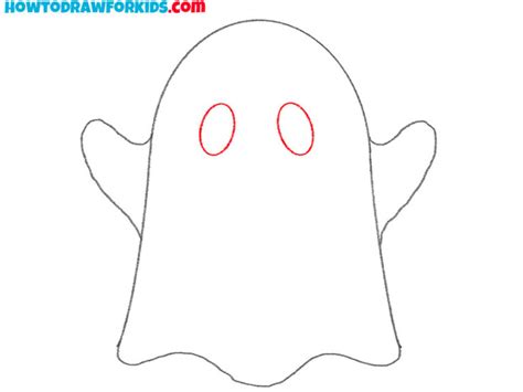 How To Draw A Cute Ghost