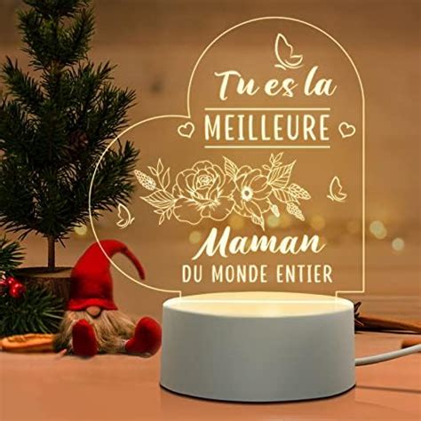 Niyewsor Cadeau Maman Cadeau Anniversaire Maman Led Veilleuse En