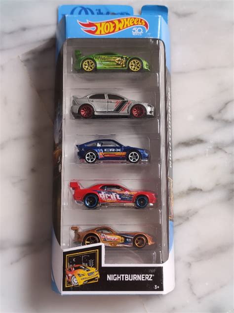 Hot Wheels Nightburnerz 5 Pack Hobbies Toys Toys Games On Carousell