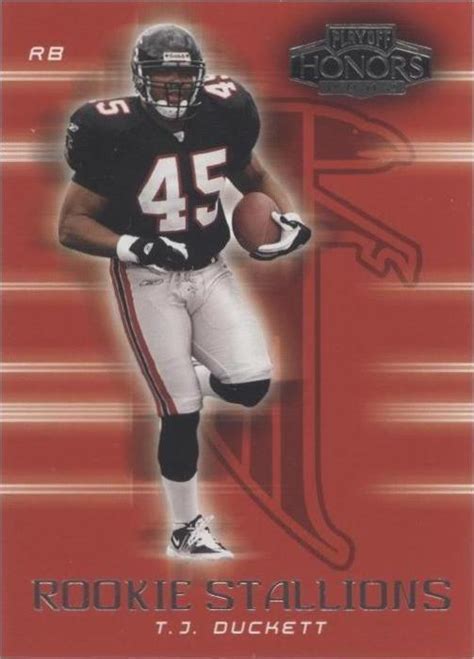 Playoff Honors T J Duckett Rs For Sale Ebay