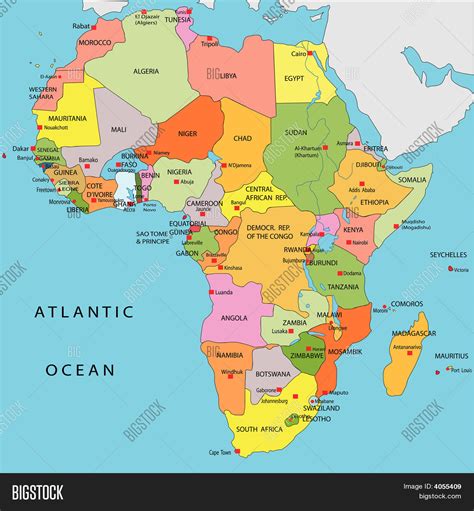 Large Map Africa With Countries – Topographic Map of Usa with States