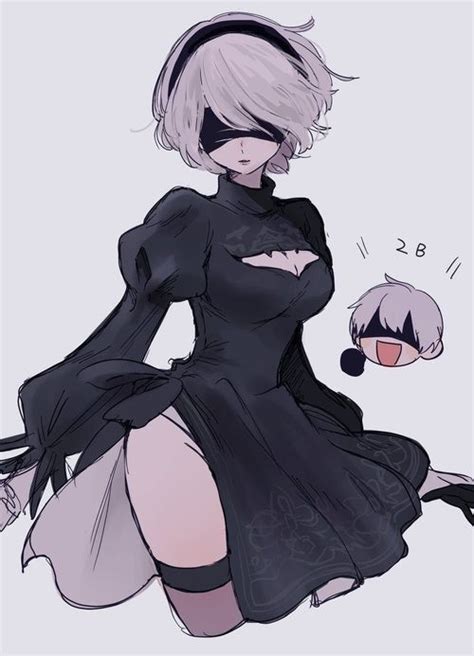 Nier Automata 2b Nier Autómata Personajes De Anime Automatas