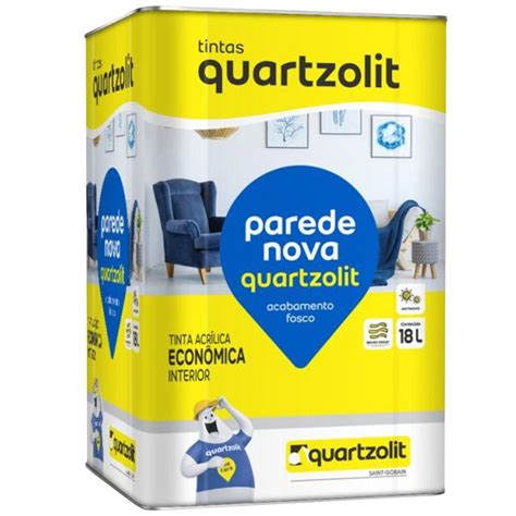 Tinta Acrílica Parede Nova Econômica 18 Litros QUARTZOLIT Tinta