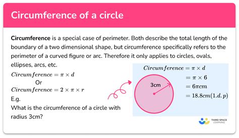 Circumference Of A Circle Gcse Maths Steps And Examples Worksheets