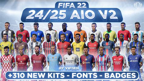 Aio Kits V Mod For Fifa New Kits Fonts Badges