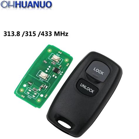 2 Button Remote Control Key FOB 313 8 MHz OR 315 MHz OR 433 MHz For