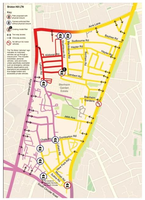 Experimental Traffic Restrictions Proposed For Brixton Hill Area As