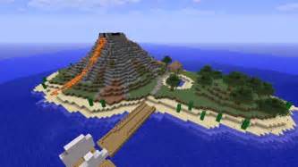 Minecraft Volcano Island