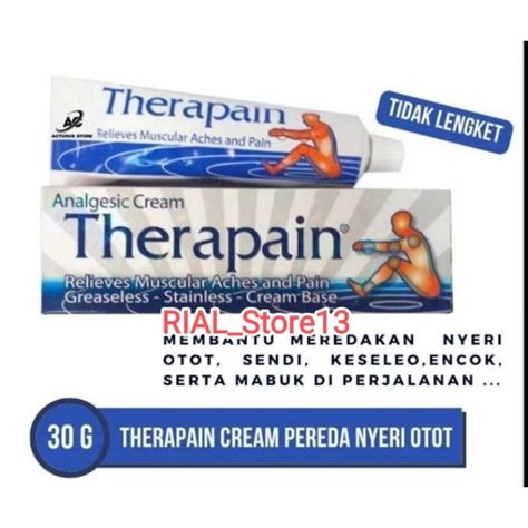 Jual Therapain Analgesik Cream 15 Gr Dan 30 Gr Krim Nyeri Sendi Dan