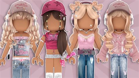 Pink Y2k 2000s Roblox Outfits W CODES LINKS Coziivibes YouTube