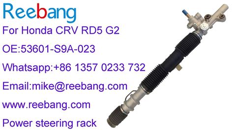 Reebang Steering Rack For Honda Cr V Rd S A Rhd