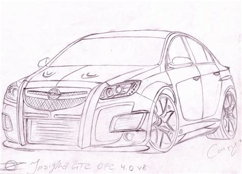 Opel Insignia Opc Sketch By Conspx On Deviantart