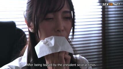 Eng SubJUQ Married Secretarys Sweaty Kissing Filled Office Creampie Sex