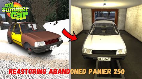 Coverting Old Abandoned Panier To New Panier My Summer Car