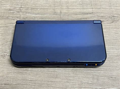 【やや傷や汚れあり】 New3dsll Newニンテンドー 3ds Ll メタリックブルー 動作品 本体 タッチペン 付属