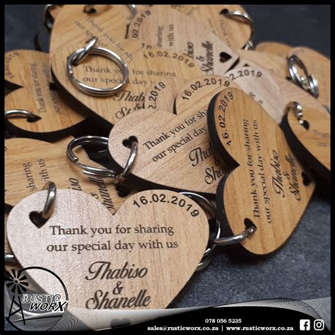 Custom Engraved Keyrings - RusticWorx.co.za