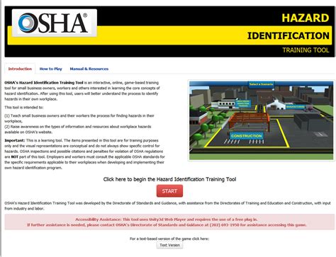 New Oshas Hazard Identification Training Tool” Ehs Safety News